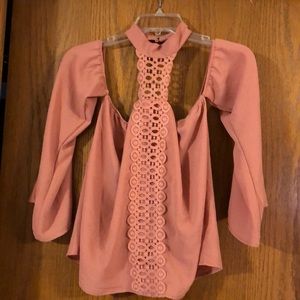 Crochet Choker Off Shoulder Top